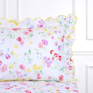 D. Porthault King Set of Sheets in Fleurs d'Avril