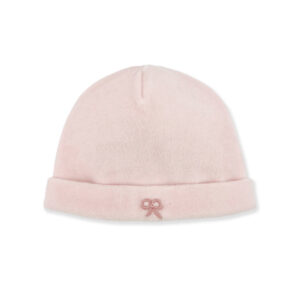 La Stupenderia Cuffia Ciniglia Rosa: Size 6 Month