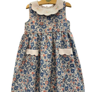 Baroni LAF Dress in Blue Liberty Fabric