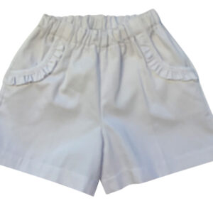 Baroni Girls White Shorts