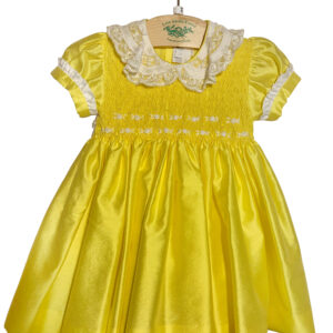 Baroni Yellow Silk Dress