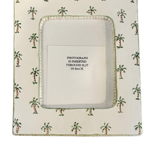 Catherine Kulesh Large Picture Frame with Palm Trees