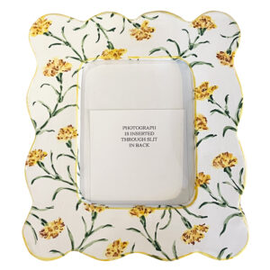 Catherine Kulesh Large Picture Frame with Yellow Carnations