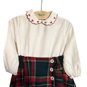 La Stupenderia Red Embroidred Shirt