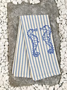 Busatti Kitchen Towel --Seahorses