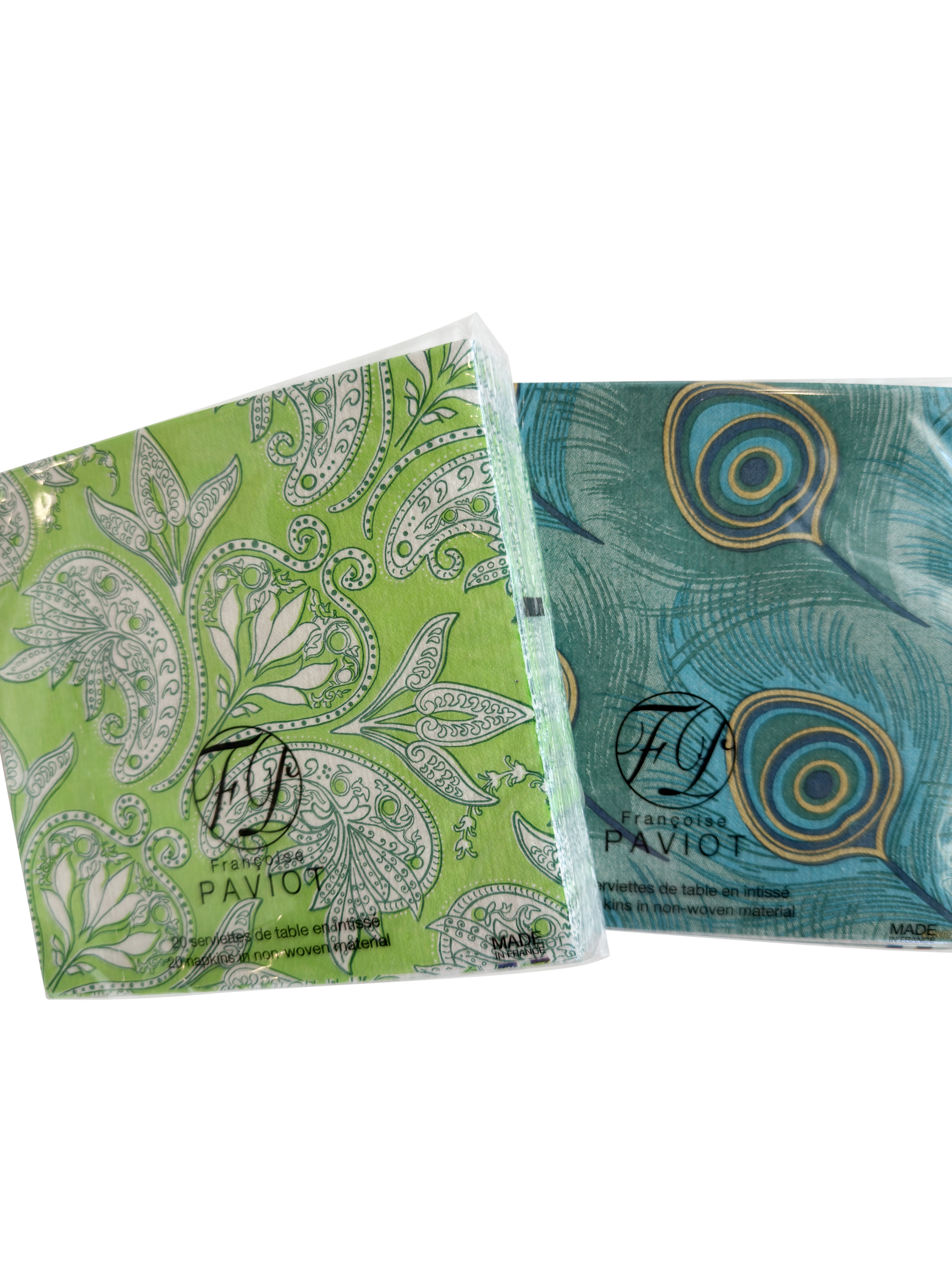 Francoise Paviot Cocktail Napkins, Assorted