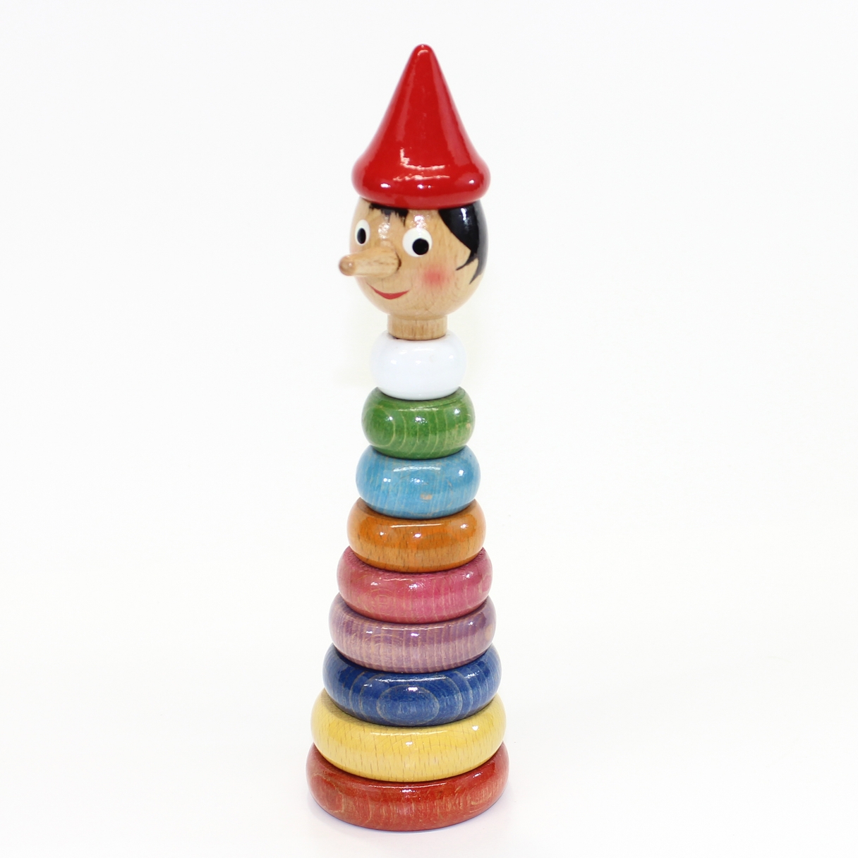 San Lorenzo Design Pinocchio Wooden Pyramid Toy