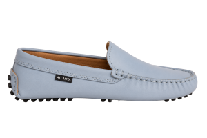 Atlanta Mocassin Light Blue Leather Driver