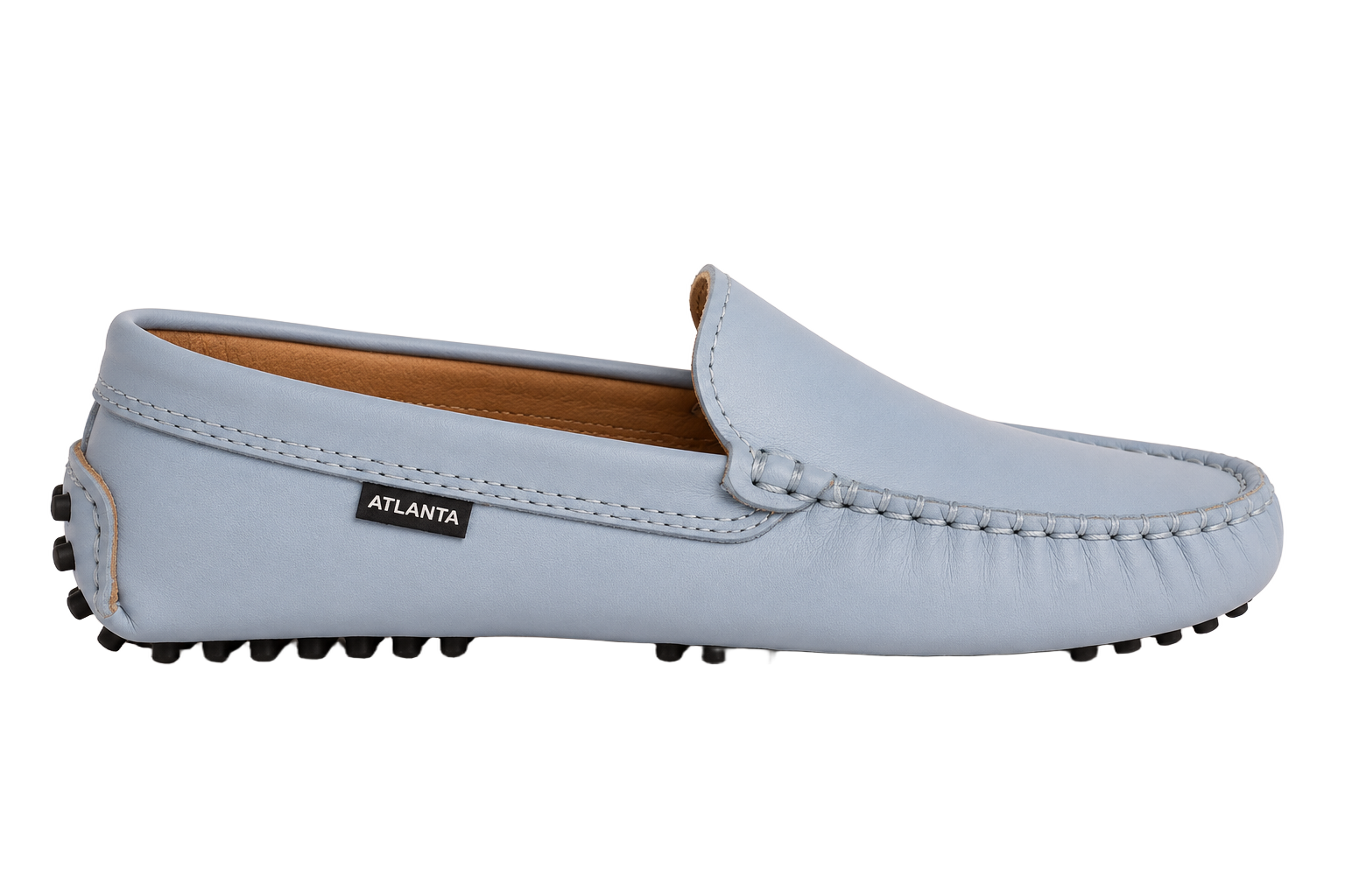 Atlanta-Mocassin-Light-Blue-Leather-Driver