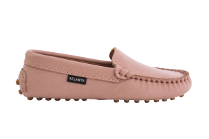 Atlanta Mocassin Pink Leather Driver