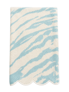 D. Porthault " Tigre DP Blue" Bath Towel