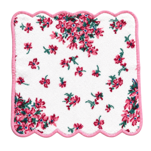 D. Porthault " Violettes Pink" Washcloth
