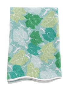 D. Porthault "Feu d'Erable" Green Bath Towel