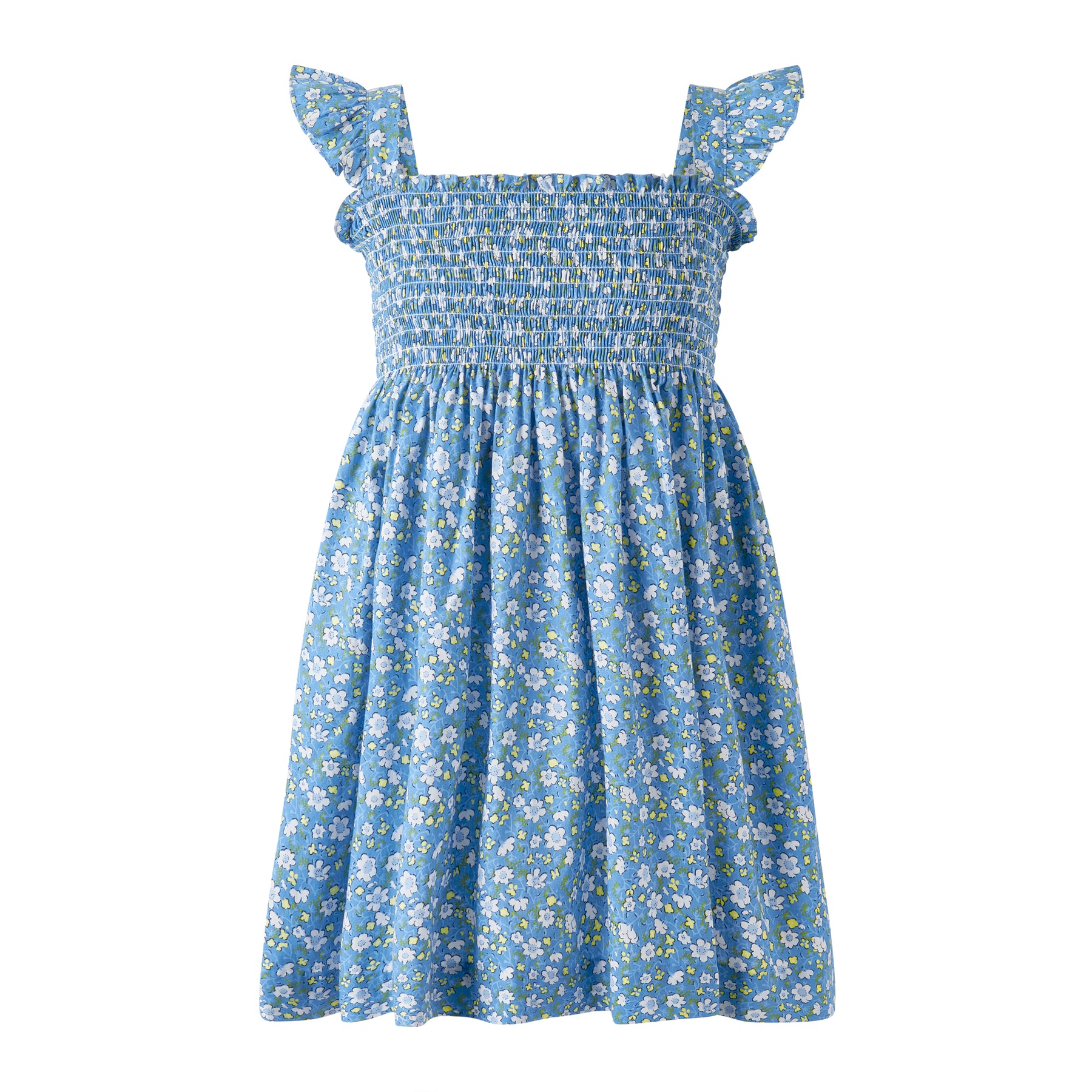 Rachel Riley Ditsy Daisy Ruched Dress