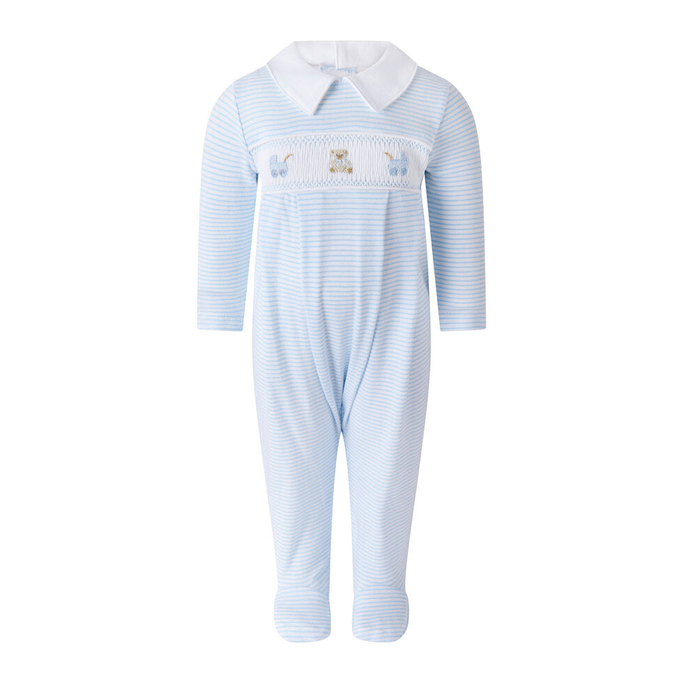 Rachel Riley Blue Pram Babygro