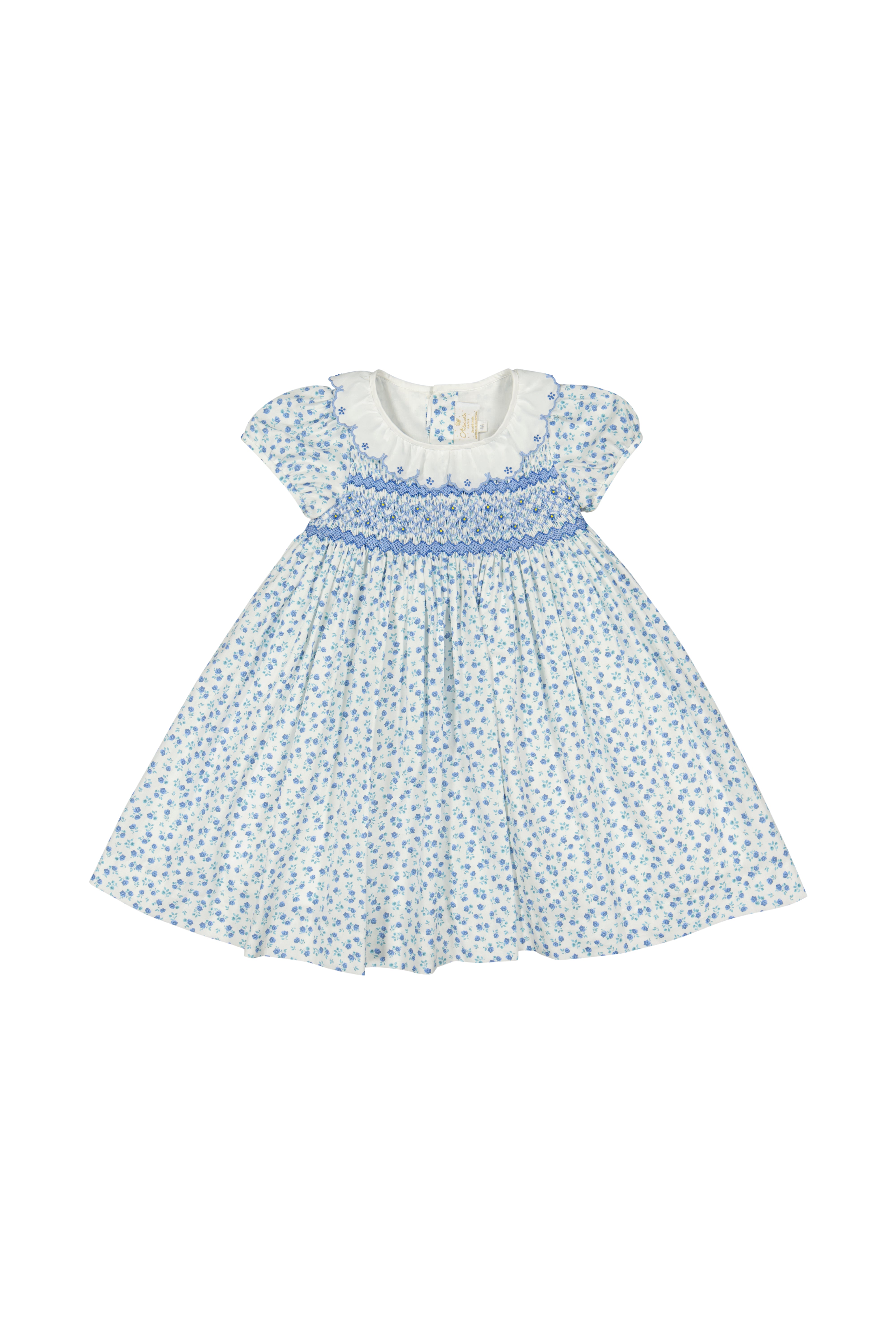 Antoinette Paris Isadora Blue Floral Empire Dress