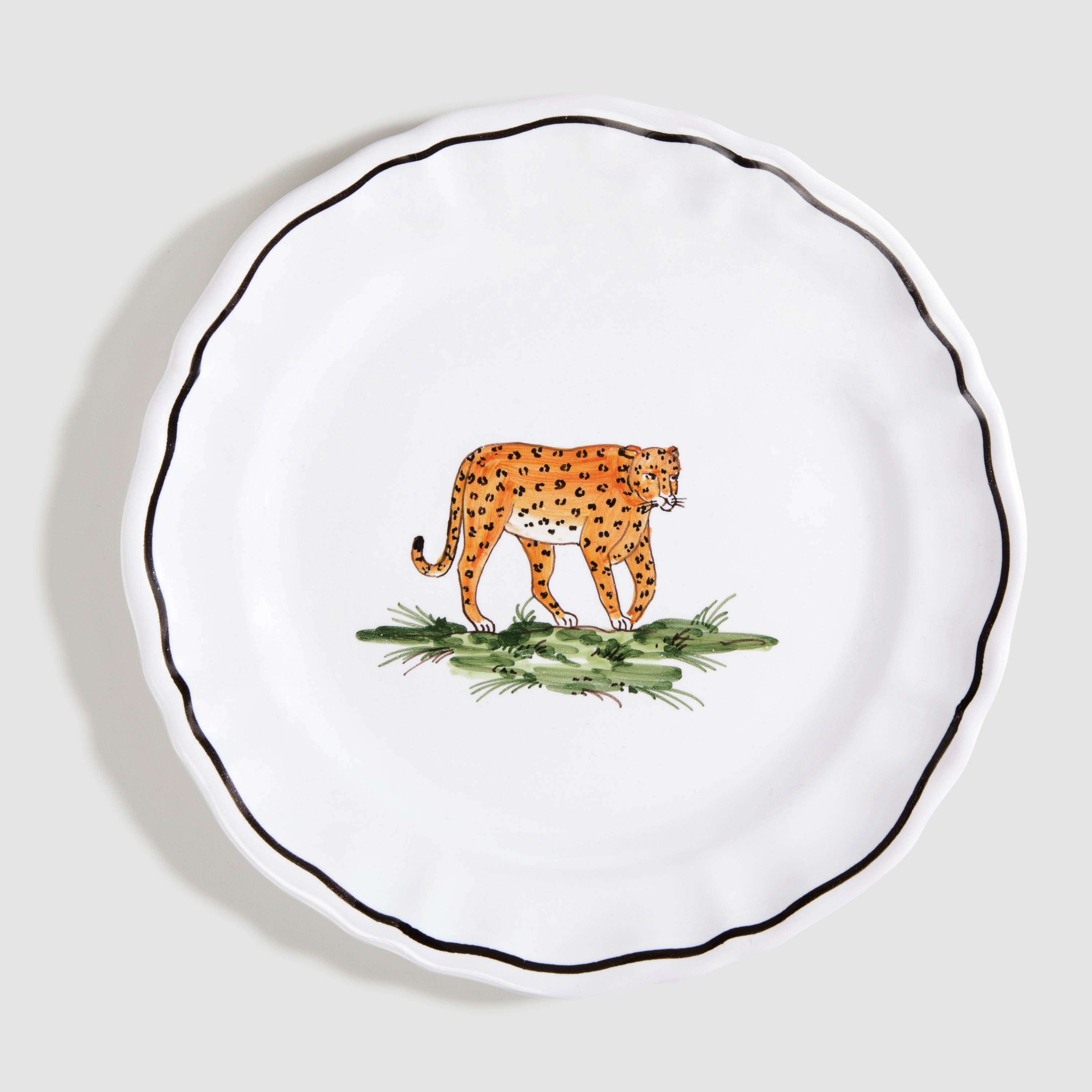 Zoe de Givenchy "La Savane" Leopard Dessert/Side Plate