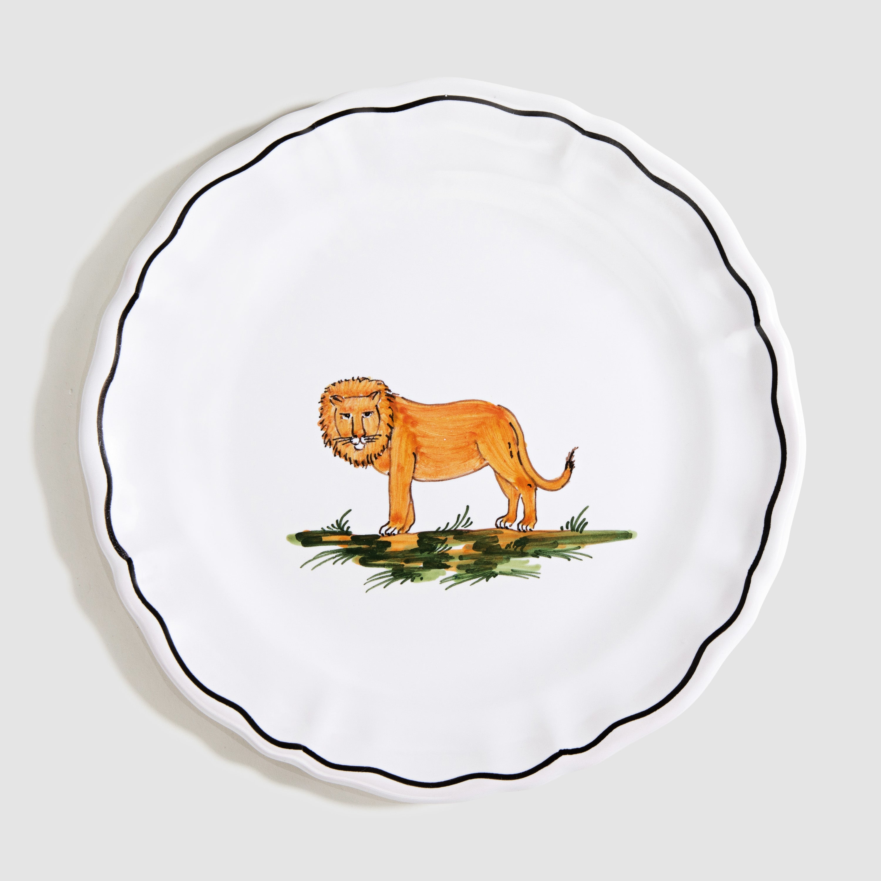 Zoe de Givenchy "La Savane" Lion Dessert/Side Plate