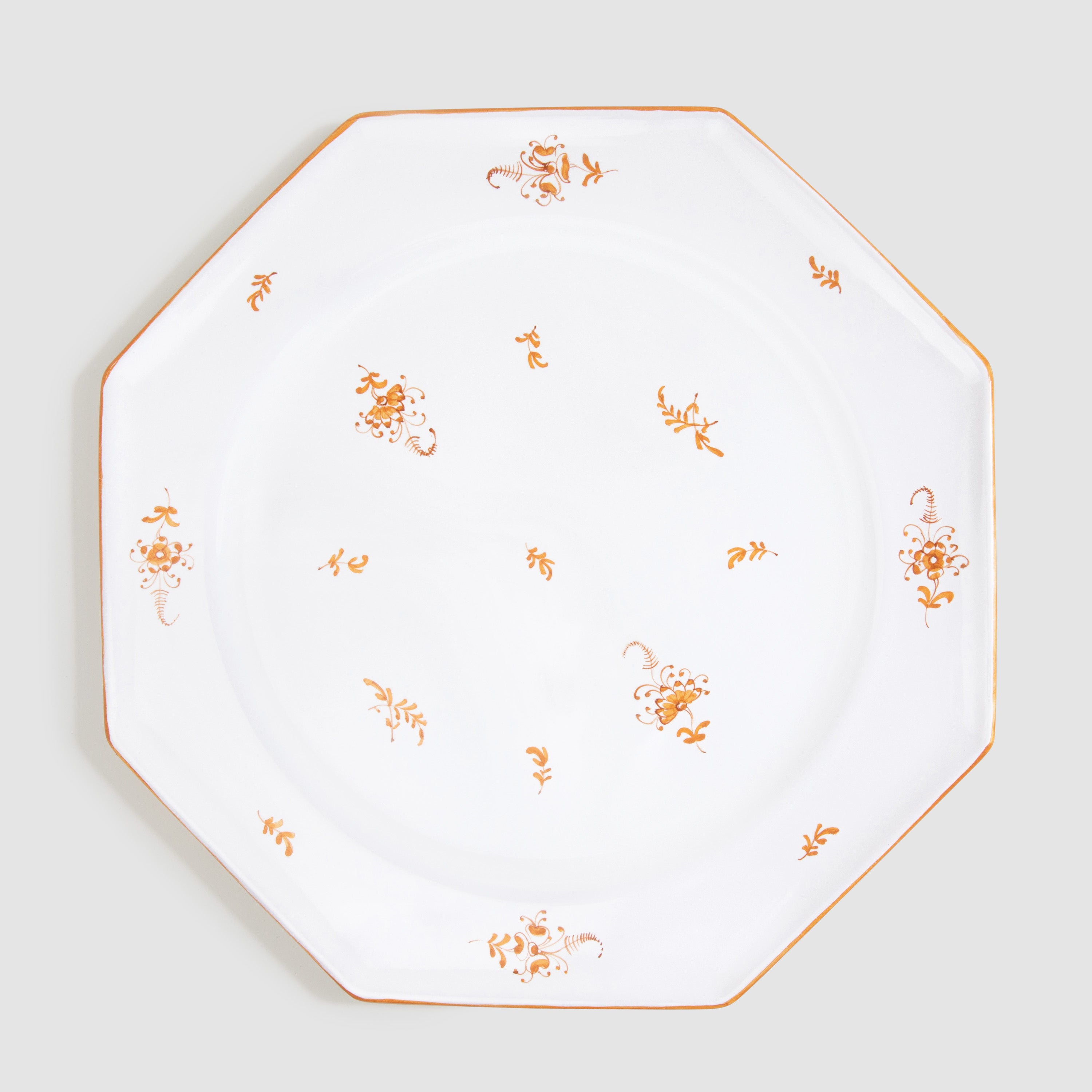 Zoë de Givenchy Brindille Large Dinner Plate – Ochre Brûlée