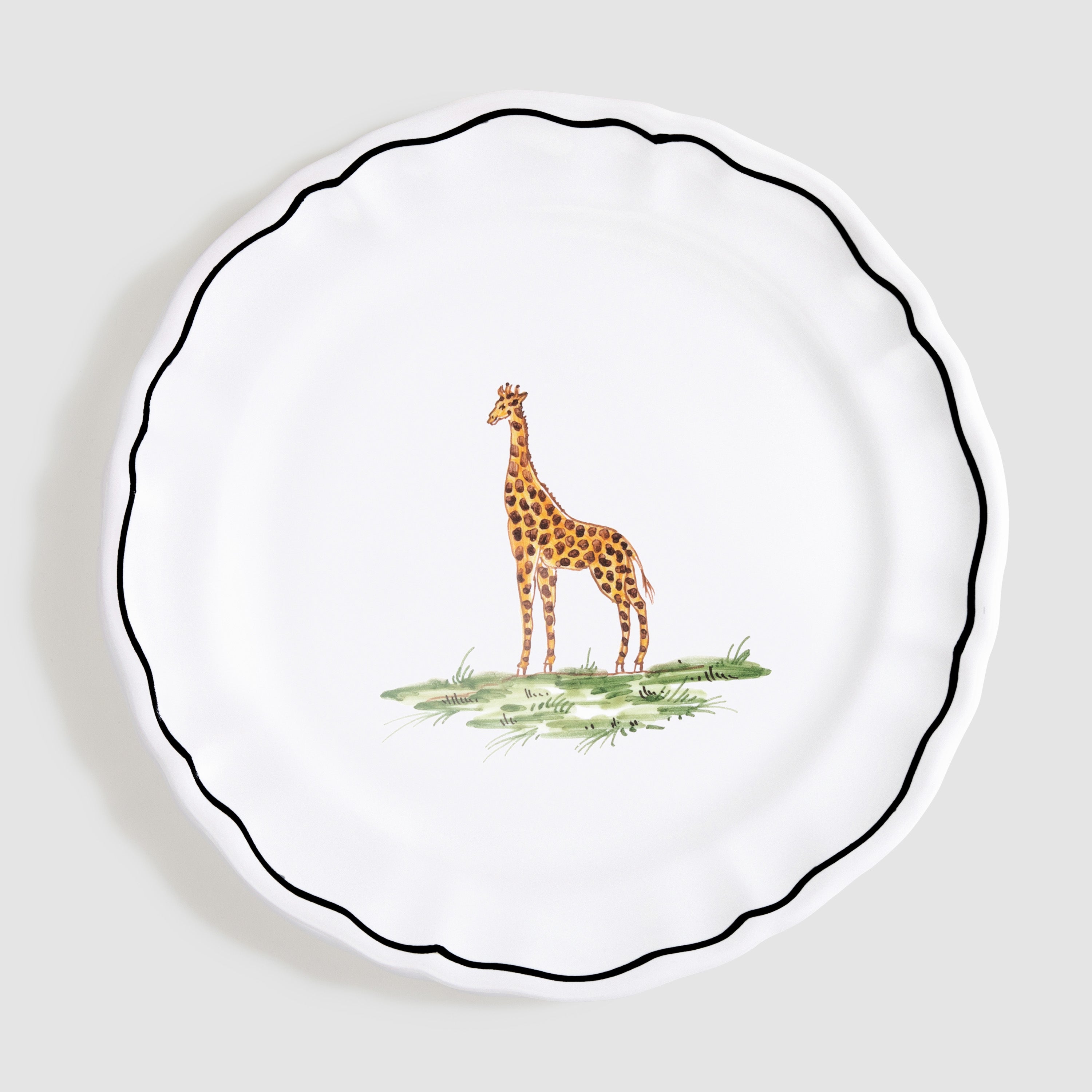 Zoe de Givenchy "La Savane" Giraffe Dessert/Side Plate