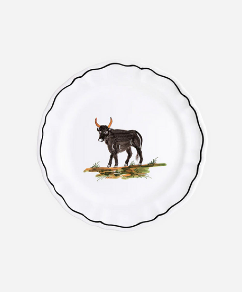 Zoe de Givenchy "La Savane" Bison Dessert/Side Plate