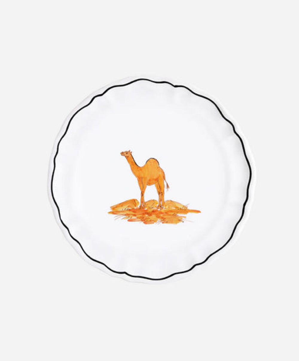 Zoe de Givenchy "La Savane" Camel Dessert/Side Plate