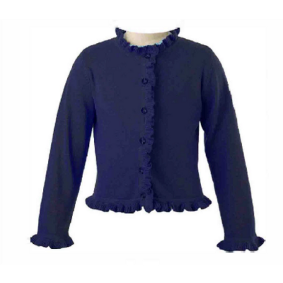 Rachel Riley Frill Cardigan - Navy