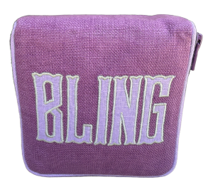 Walker Valentine Andrea Single Jewelry Case Purple/Lavender/Mint BLING
