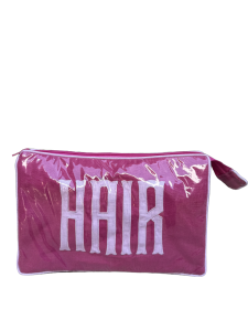 Walker Valentine Large Helen Cosmetic Case Hot Pink/Pale Pink HAIR