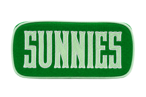 Walker Valentine Single Glasses Case - Green/Mint/White "SUNNIES"