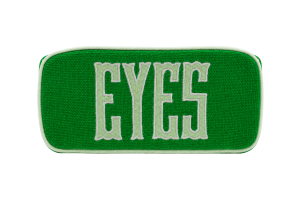 Walker Valentine Single Glasses Case - Green/Mint/White "EYES"