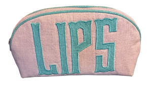 Walker Valentine Small Rounded Top Zip Lavender/Turquoise LIPS