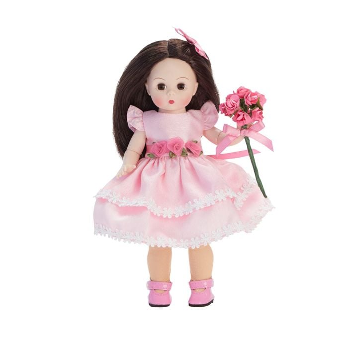 Madame Alexander A Birthday Wish 8-Inch Collectible Doll, Brown Eyes/Brunette
